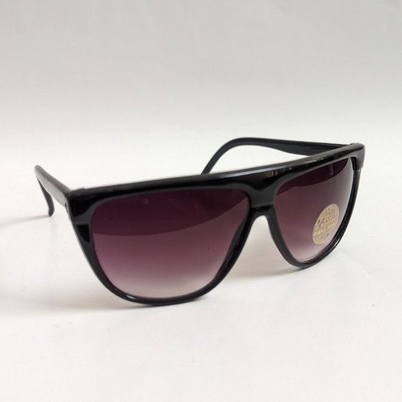 NWT Vintage 80's Plastic Lady Fashion Sunglasses (S.Black) - Picture 4 of 6